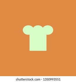 Chef cap vector icon. flat design