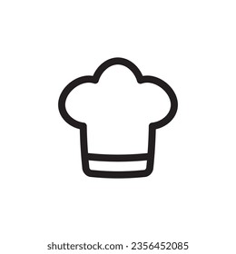 Chef cap vector icon. Chef hat flat sign design. Chef cooker hat symbol pictogram. UX UI icon