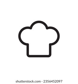 Chef cap vector icon. Chef hat flat sign design. Chef cooker hat symbol pictogram. UX UI icon