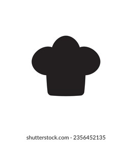 Chef cap vector icon. Chef hat flat sign design. Chef cooker hat symbol pictogram. UX UI icon