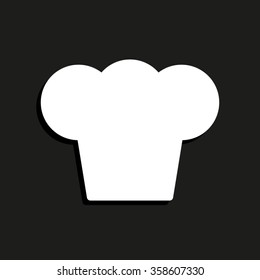 Chef cap -  vector icon with shadow