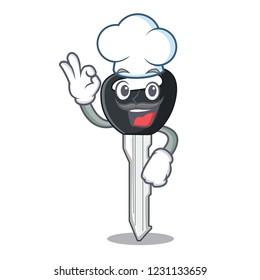 Chef car key with remote cartoon control