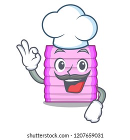 Chef cartoon blinds in a window home