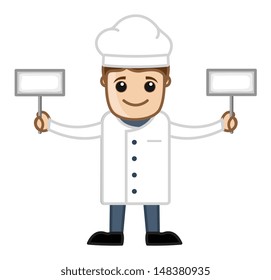 Chef - Cartoon Business Vector Character