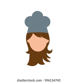 Chef cartoon character icon vector illustration graphic design