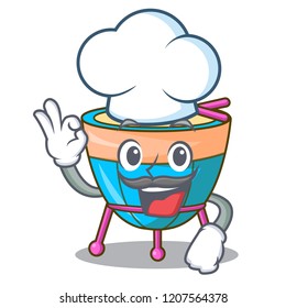 Chef cartoon timpani in the orchestra group