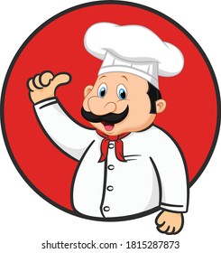 Chef Mascot Cartoon Character Angry Face Stock Vector (Royalty Free ...