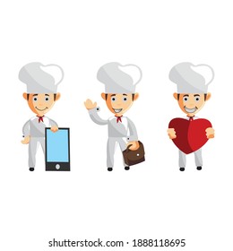 Chef character creation Illustration Template Set