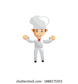 Chef character creation Illustration Template Pose Front