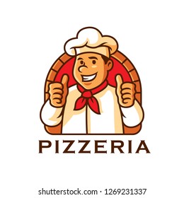 Pizza Man Logo Images Stock Photos Vectors Shutterstock