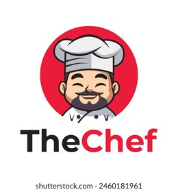 the chef chibi mascot illustration