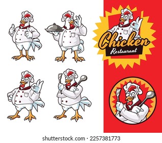 The Chef Chicken Mascot Collection. The Cookery Chicken Mascot, Bringing the Heat to the Kitchen