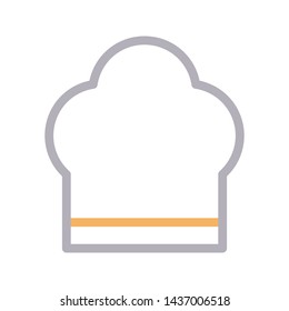chef color line vector icon