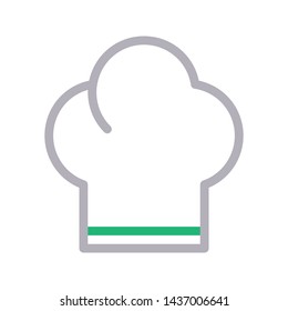 chef color line vector icon