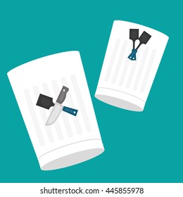Chef concept with icon design, vector illustration 10 eps graphic.