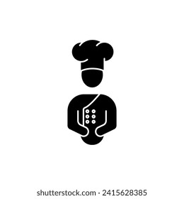 chef concept line icon. Simple element illustration. chef concept outline symbol design.