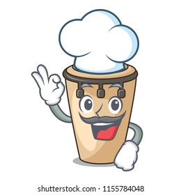 Chef conga character cartoon style