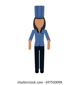chef or cook with apron avatar icon image