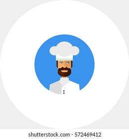 Chef in Cook Cap Icon