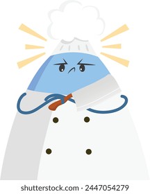 Chef Cook Cooking Potato Clipart Vector