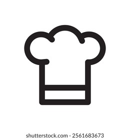 chef or cook hat, vector illustration 