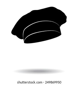 Chef and cook hats set isolated 