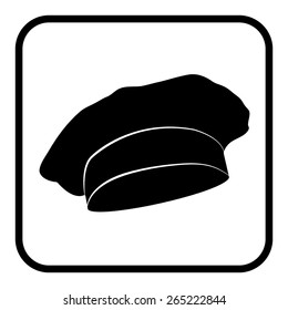Chef and cook hats set isolated