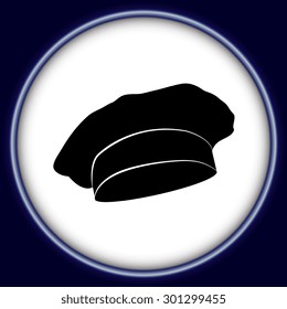 Chef and cook hats set isolated