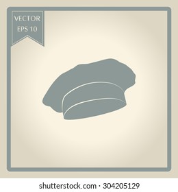  Chef and cook hats set isolated