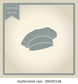  Chef and cook hats set isolated