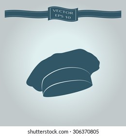 Chef and cook hats set isolated