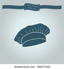 Chef and cook hats set isolated 