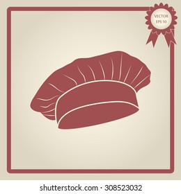 Chef and cook hats set isolated