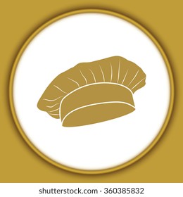  Chef and cook hats set isolated