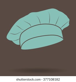  Chef and cook hats set isolated