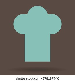 Chef and cook hats set isolated