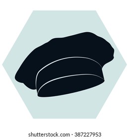 Chef and cook hats set isolated