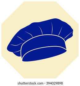 Chef and cook hats set isolated