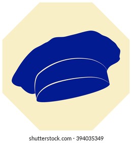 Chef and cook hats set isolated