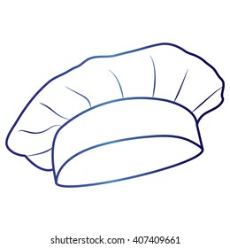 Chef and cook hats set isolated