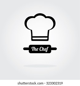 The Chef. Chef Cooking cap icon. 