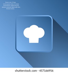 Chef cooking cap icon. 