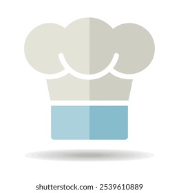 Chef Cooking cap vector icon. Graph symbol for cooking web site design, logo, app, UI