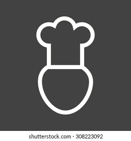 Chef, cooking, cook icon vector image. Can also be used for activities. Suitable for use on web apps, mobile apps and print media.