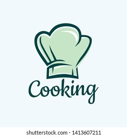 Chef Cooking Hat Logo Design