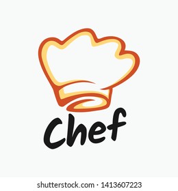 Chef Cooking Hat Logo Design