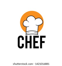 chef cooking hat logo design - Vector