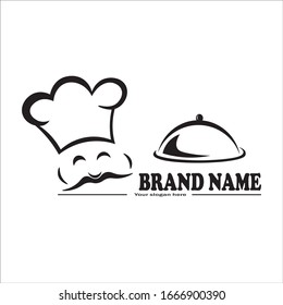 Chef Cooking Logo simple and elegant