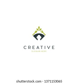 Chef Cooking Naturally Creative Business Logo Design