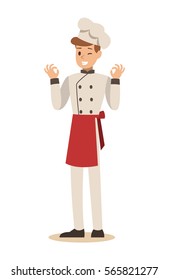 chef cooking in restaurant character design
